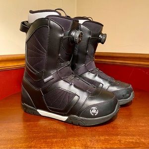 K2 Raider BOA Coiler Black Snowboard Boots Comfort Foam 3D Liner- Men’s Size 8